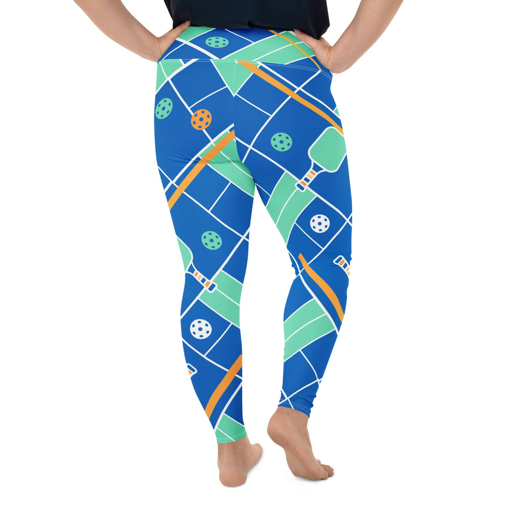 Pickleball Inspired Plus Size Leggings