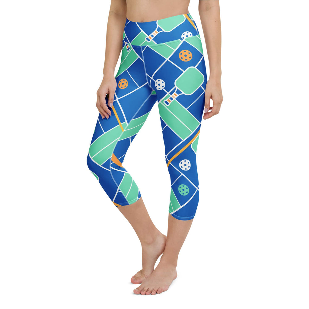 Pickleball Inspired Yoga Capris