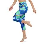 Pickleball Inspired Yoga Capris