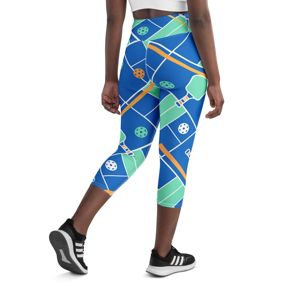Pickleball Inspired Yoga Capris