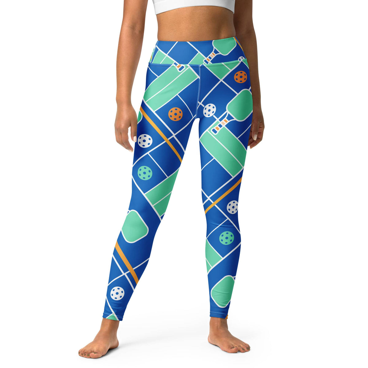Pickleball Inspired Yoga Leggings