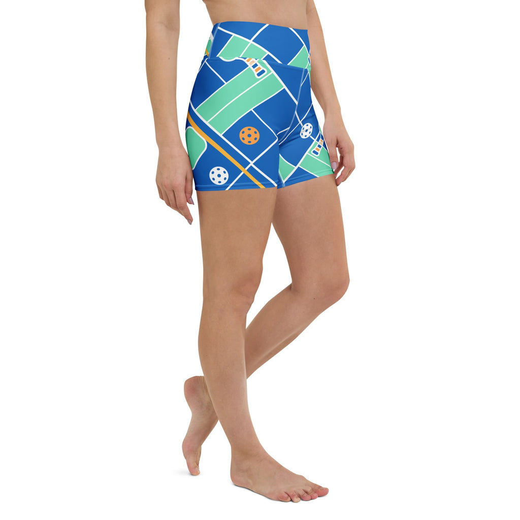 Pickleball Inspired Yoga Shorts