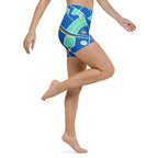 Pickleball Inspired Yoga Shorts