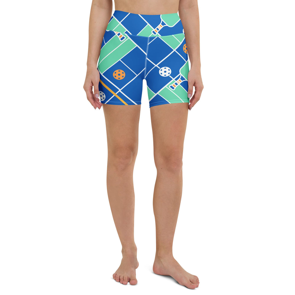 Pickleball Inspired Yoga Shorts