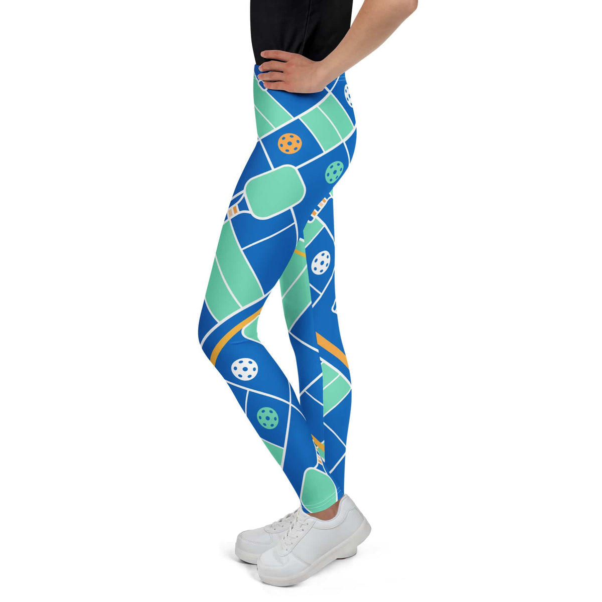 Pickleball Inspired Youth Leggings