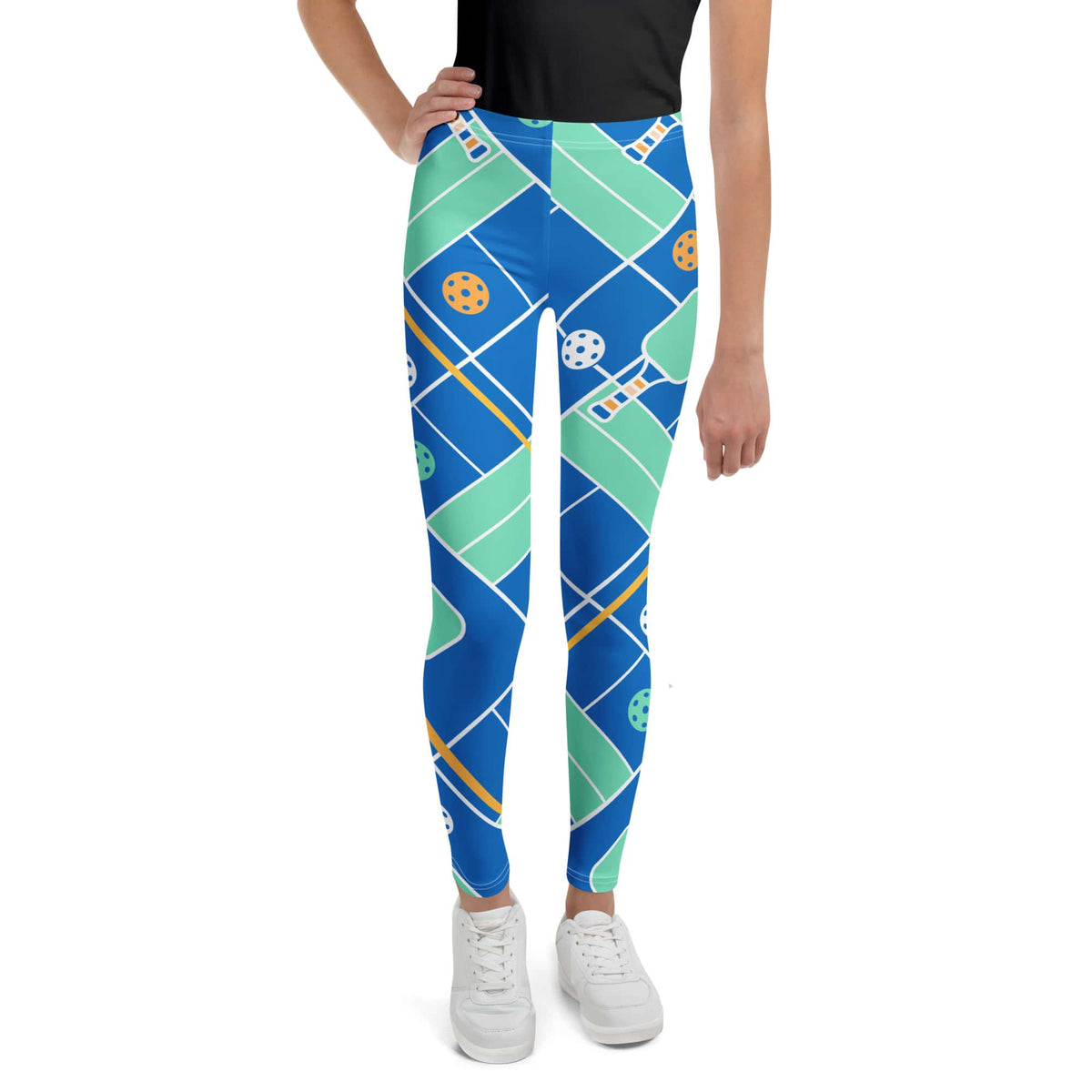 Pickleball Inspired Youth Leggings