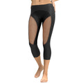 Pin Up Mesh Print Capris