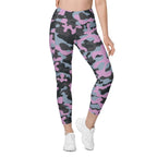 Pink Camo Leggings With Pockets