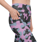 Pink Camo Leggings With Pockets
