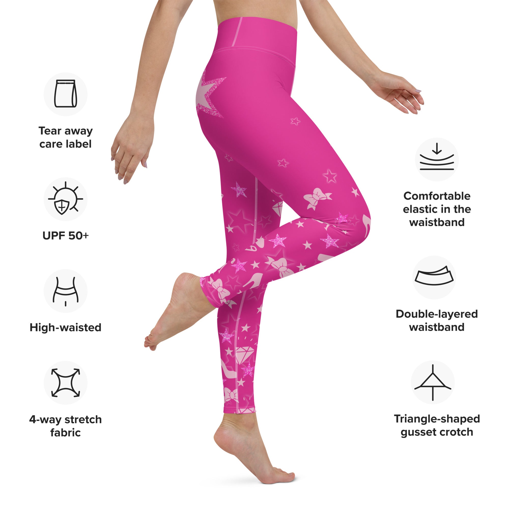 Pink Doll Yoga Leggings