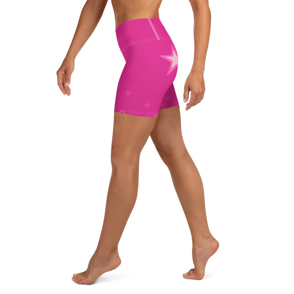Pink Doll Yoga Shorts