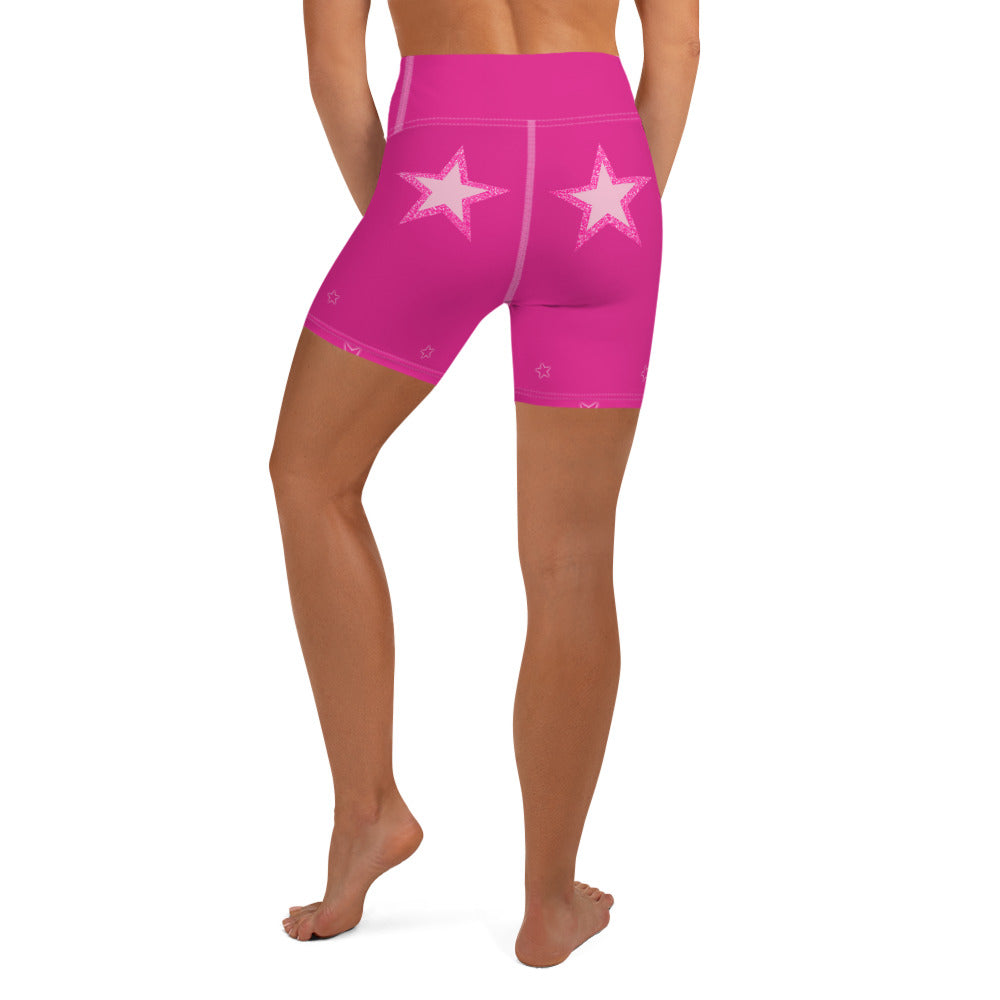 Pink Doll Yoga Shorts