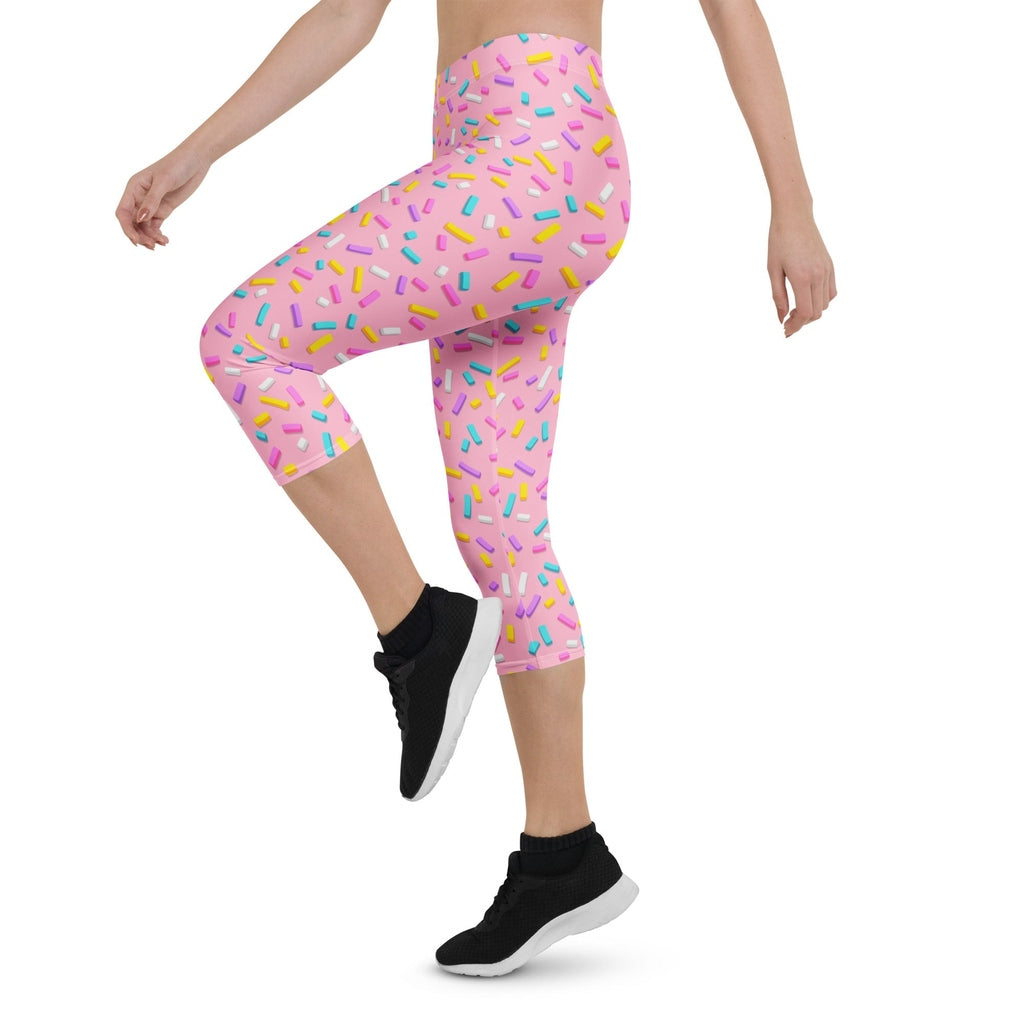 Pink Doughnut Glaze Capris