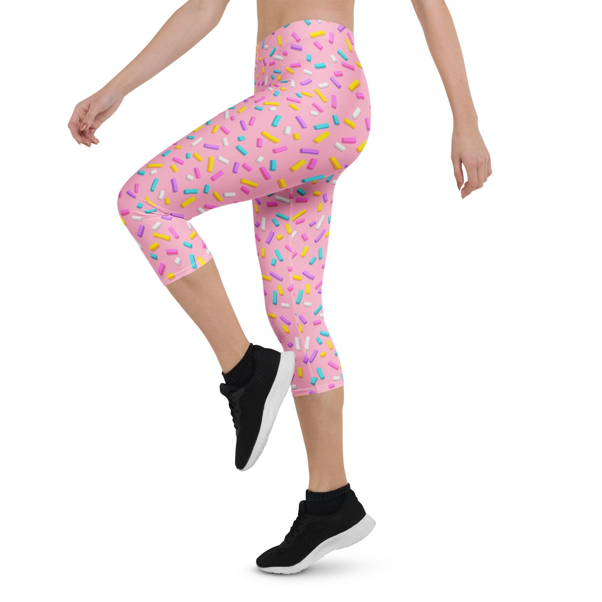 Pink Doughnut Glaze Capris