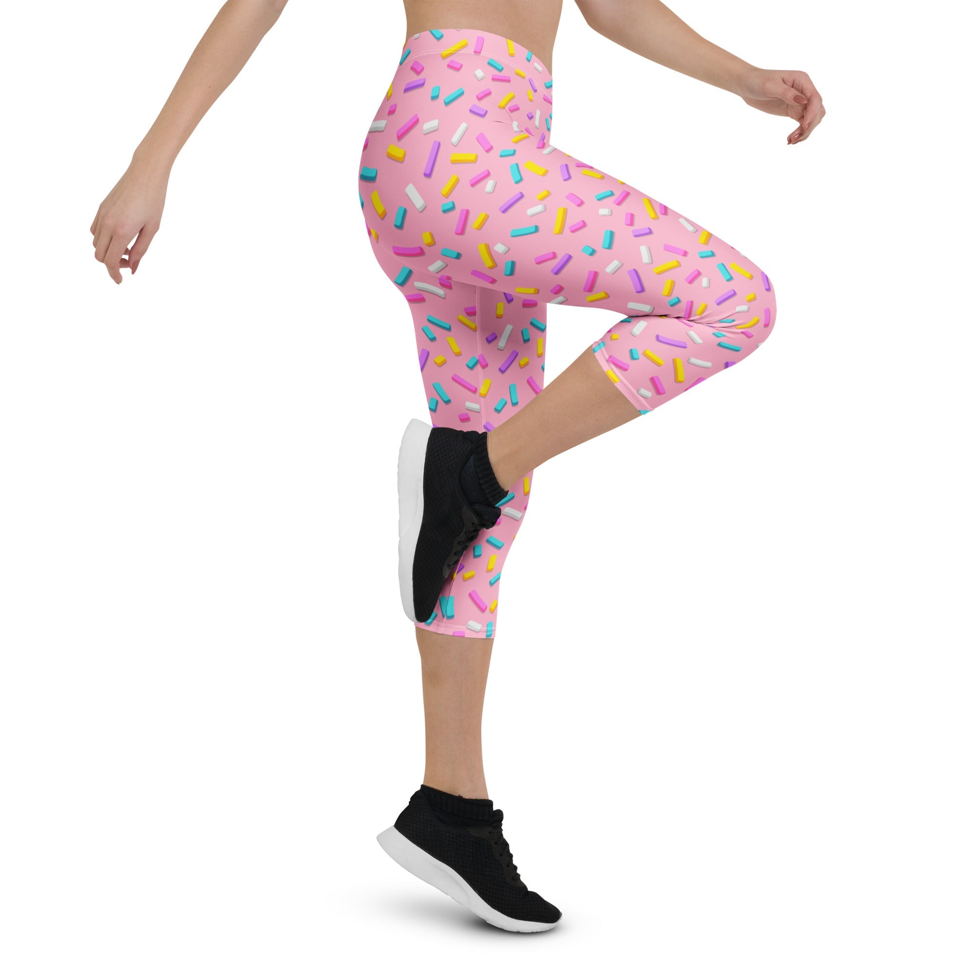 Pink Doughnut Glaze Capris