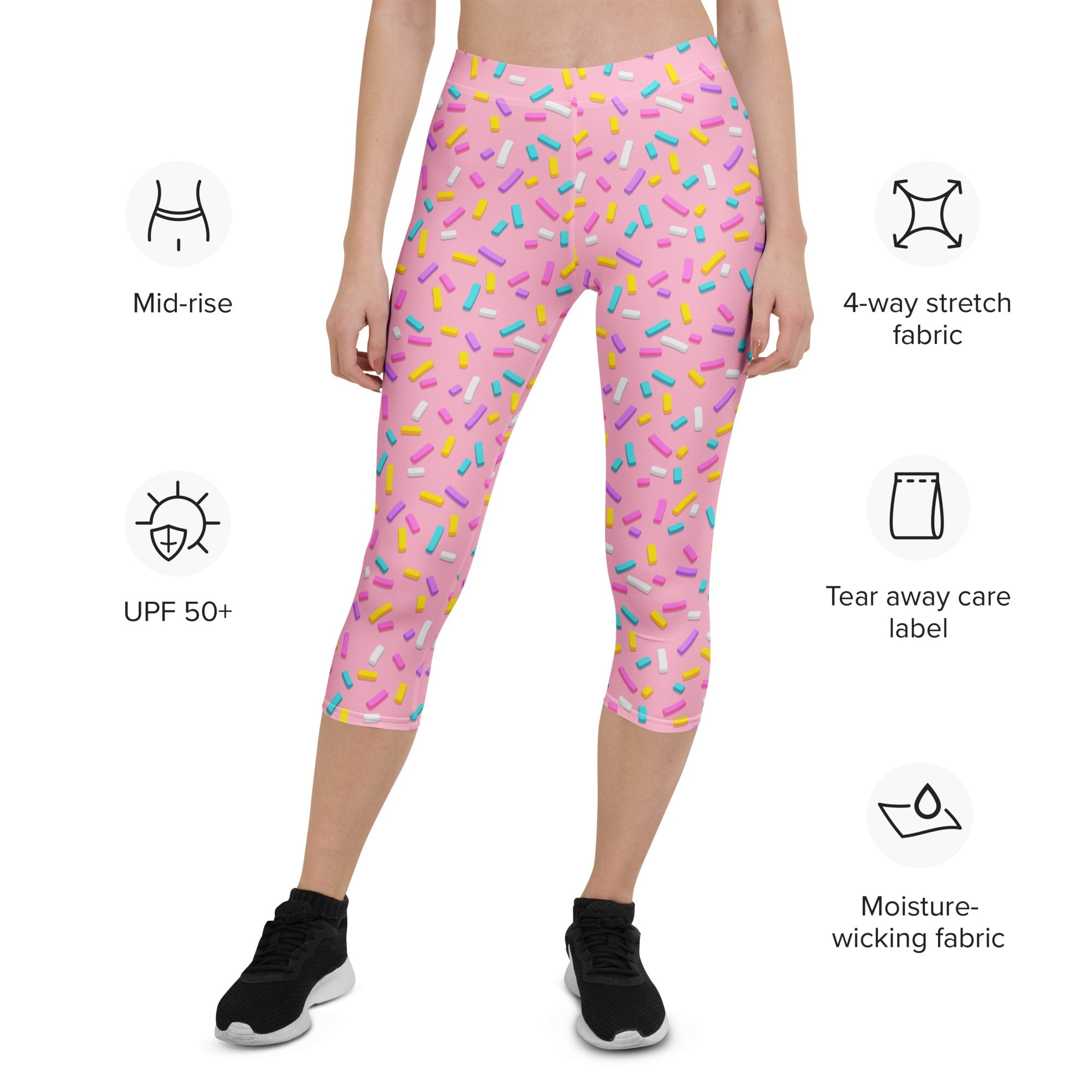 Pink Doughnut Glaze Capris