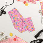 Pink Doughnut Glaze Capris