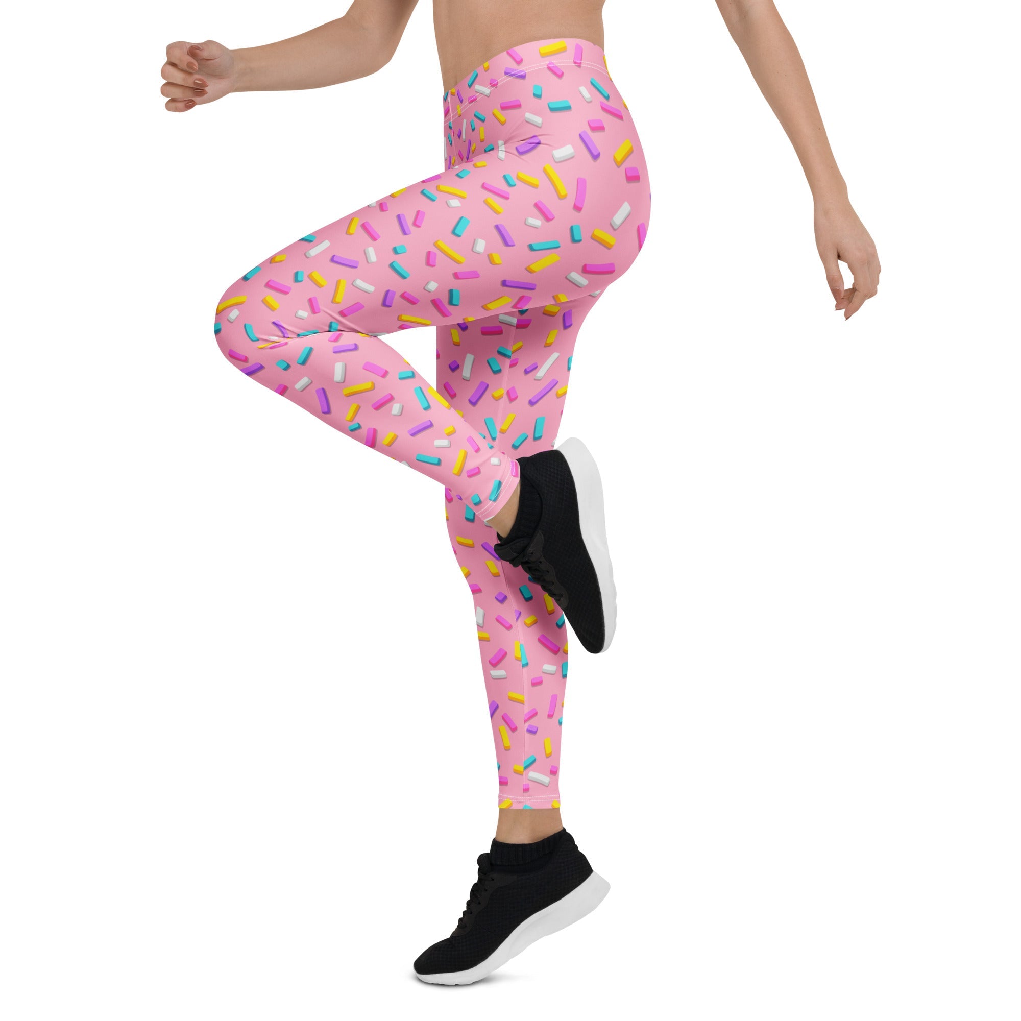 Pink Doughnut Glaze Leggings