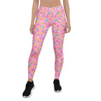 Pink Doughnut Glaze Leggings