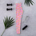 Pink Doughnut Glaze Leggings