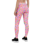 Pink Doughnut Glaze Leggings