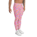 Pink Doughnut Glaze Men's Leggings