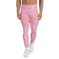 Pink Doughnut Glaze Men's Leggings