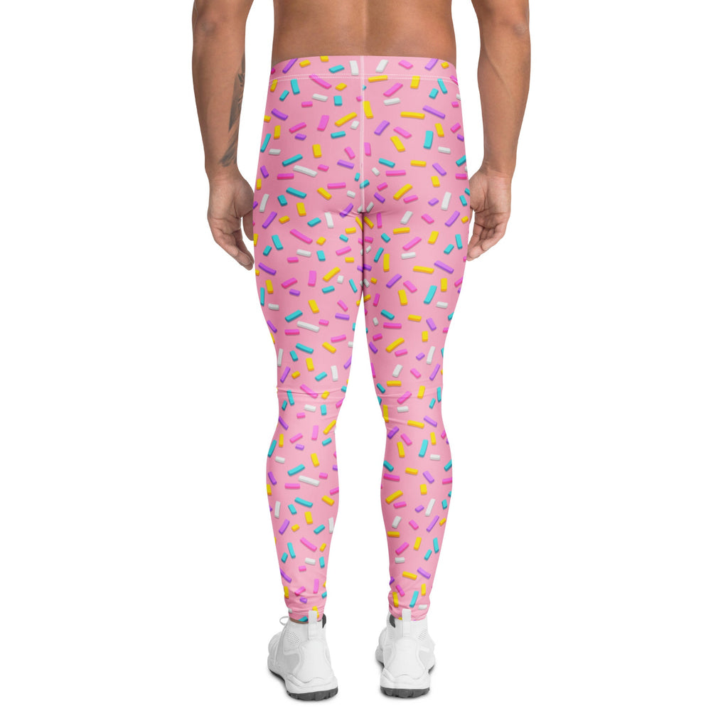 Pink Doughnut Glaze Men's Leggings