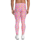 Pink Doughnut Glaze Men's Leggings
