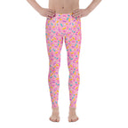 Pink Doughnut Glaze Men's Leggings