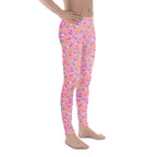 Pink Doughnut Glaze Men's Leggings