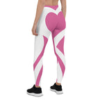 Pink Heart Shaped Leggings