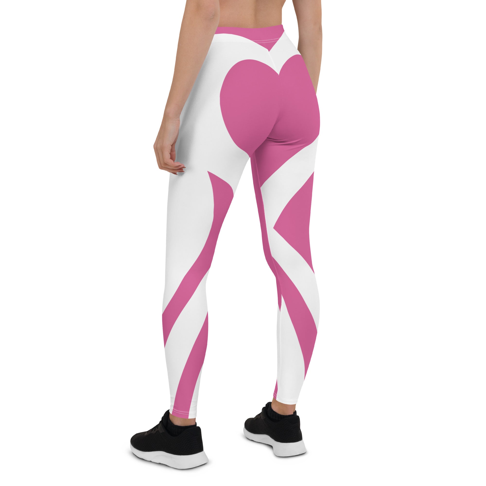 Pink Heart Shaped Leggings