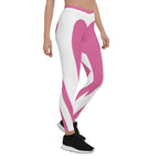 Pink Heart Shaped Leggings