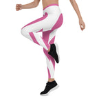 Pink Heart Shaped Leggings