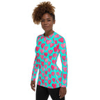 Pink Hearts Rash Guard
