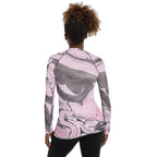 Pink Marble Rash Guard