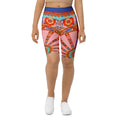 Pink Ornate Biker Shorts