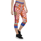Pink Ornate Capris