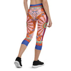 Pink Ornate Capris