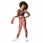 Pink Ornate Kid's Leggings