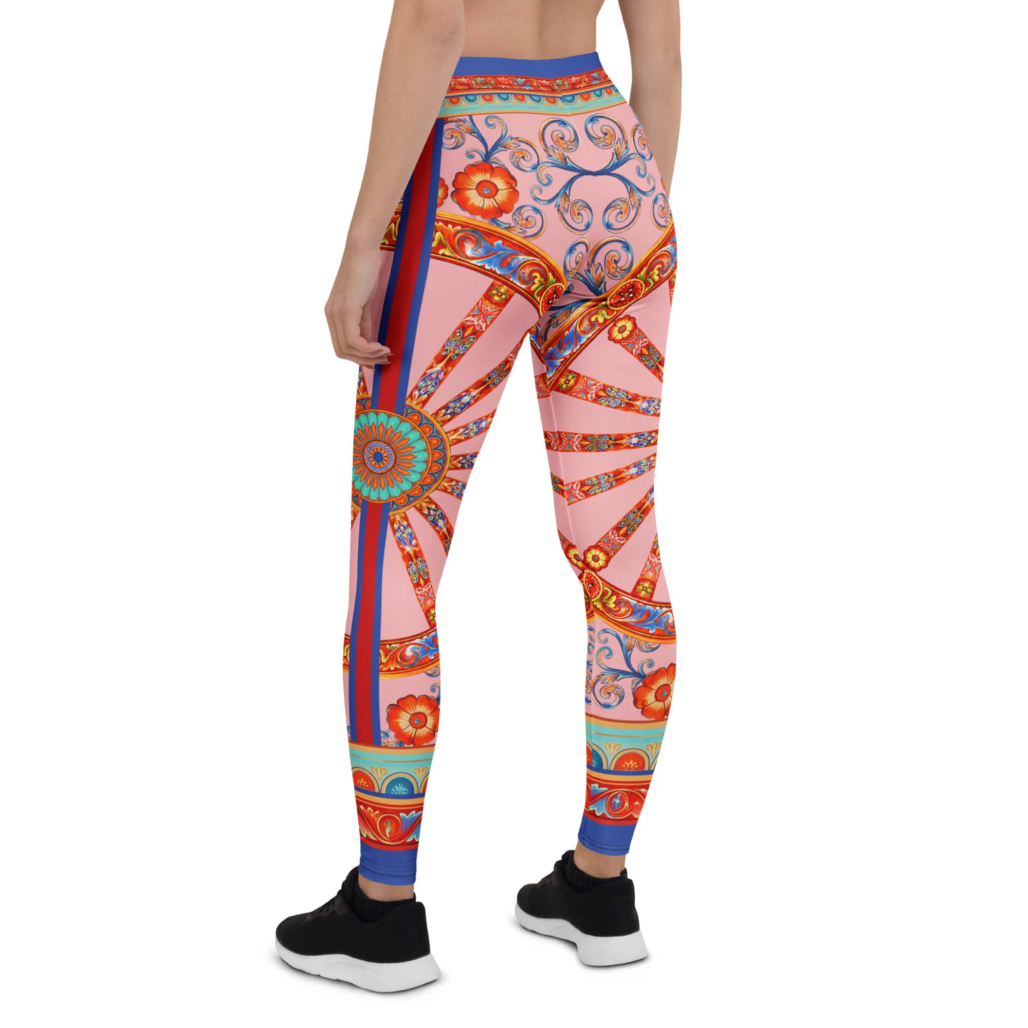Pink Ornate Leggings