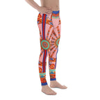 Pink Ornate Men's Leggings