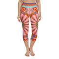Pink Ornate Yoga Capris