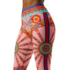 Pink Ornate Yoga Leggings