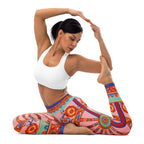 Pink Ornate Yoga Leggings