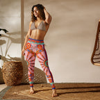 Pink Ornate Yoga Leggings