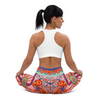 Pink Ornate Yoga Leggings