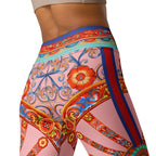 Pink Ornate Yoga Leggings