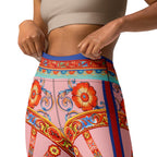 Pink Ornate Yoga Leggings